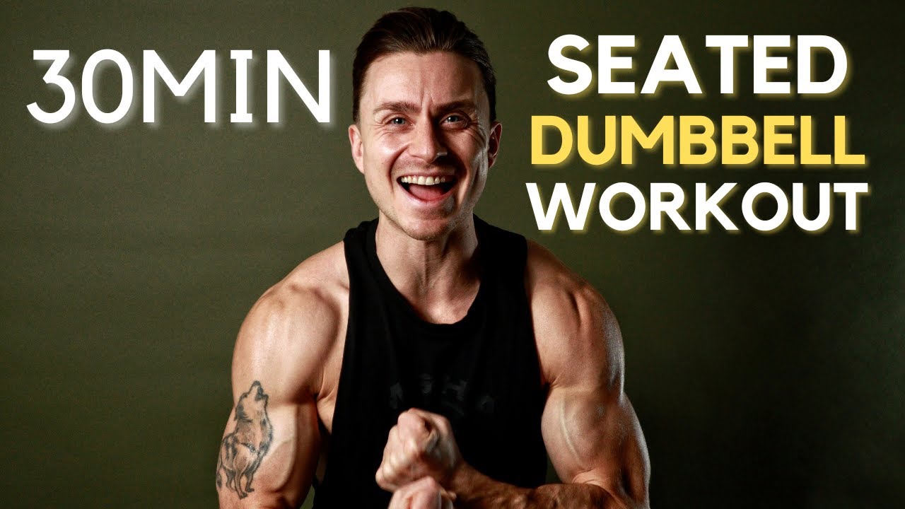 30 MINUTE SEATED DUMBBELL WORKOUT // For limited mobility