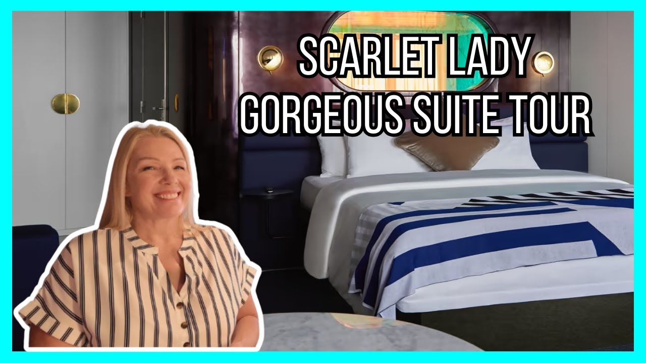 Virgin Voyages Scarlet Lady Gorgeous Suite Tour. Suite 15275Z