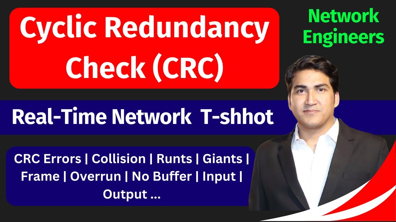 Cyclic Redundancy Check(CRC) | CRC Error Troubleshooting For Network Engineer | #crc_error
