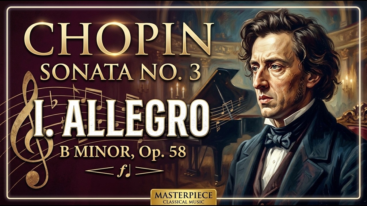 Frederic Chopin - Sonata No. 3 In B Minor, Op. 58 - I. Allegro | Classical Piano