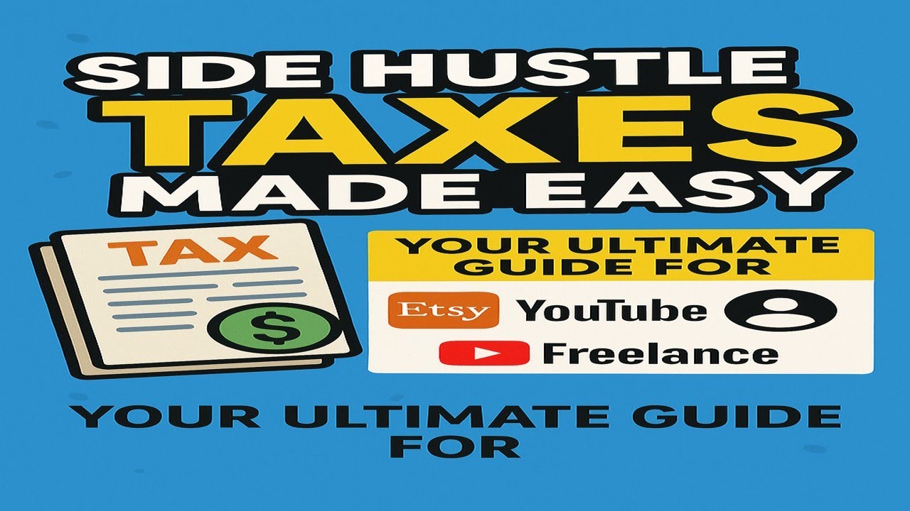 Side Hustle Taxes Made Easy (2025) | Freelance, Etsy & YouTube Income Explained!