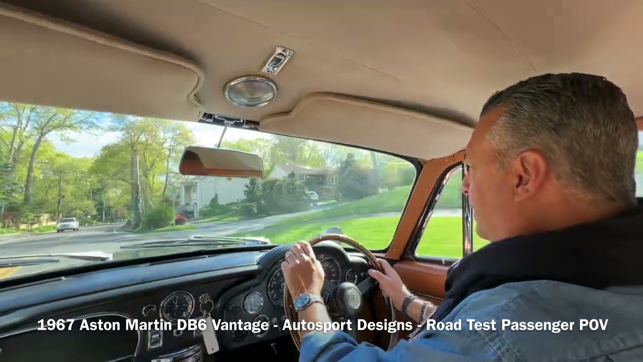 1967 Aston Martin DB6 Vantage - Autosport Designs - Road Test Passenger POV