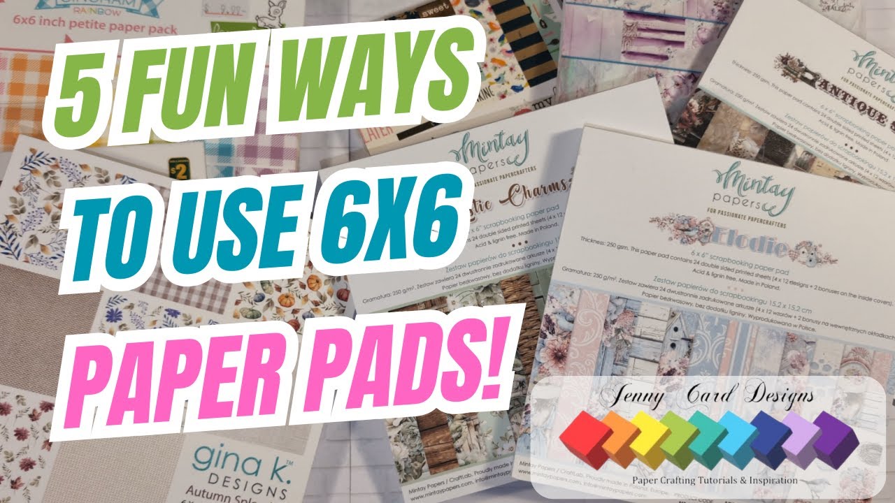 ✂️📜 5 More Creative & Fun Ways to Use 6x6 Paper Pads! 🎨✨