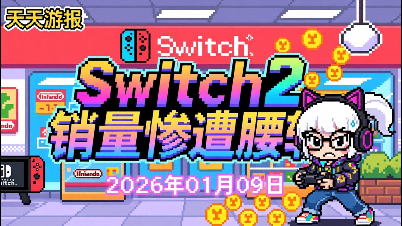 任天堂跌下神坛？Switch 2 销量崩盘，新款 Joy-Con 2 却要 100 刀！ 【天天游报 2026-01-09】