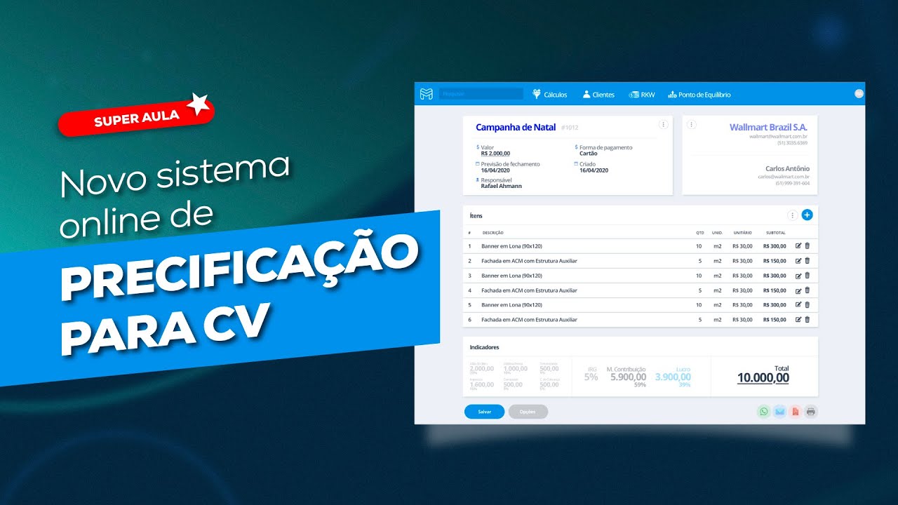 LIVE OVDM #066 - [Lançamento] Aula sobre o Novo sistema online de precificação para CV