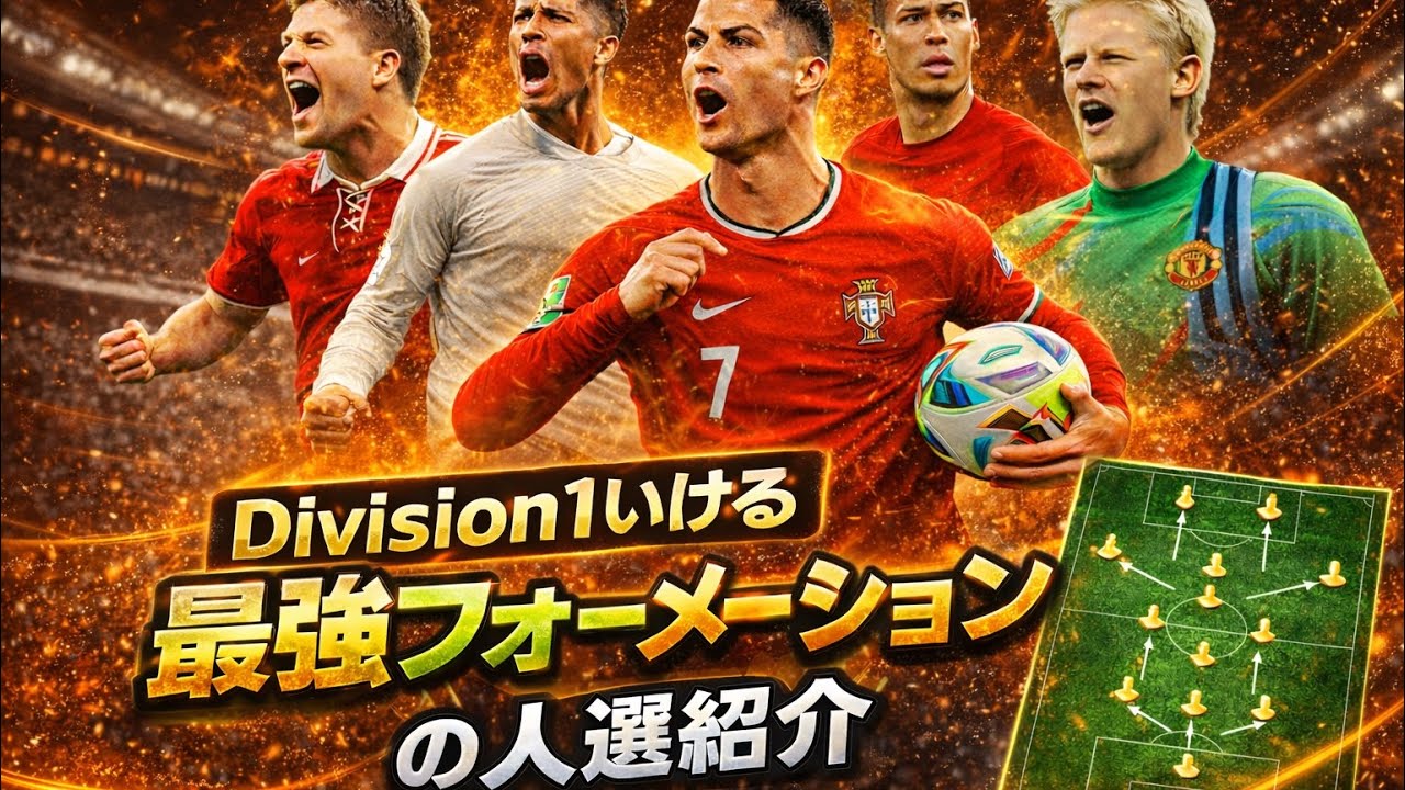 毎フェーズDivision1いける最強フォーメーションの人選紹介#efootball#efootball2026#ガチスカ
