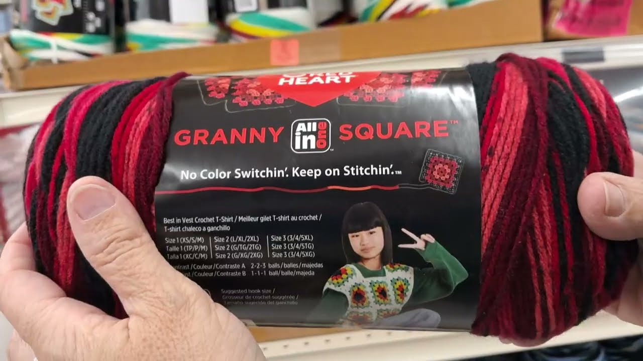 Ого!! Невероятная выгодная покупка в Ollie's! Пряжа Red Heart! Очень необычные цвета!!!🧶🧶🧵