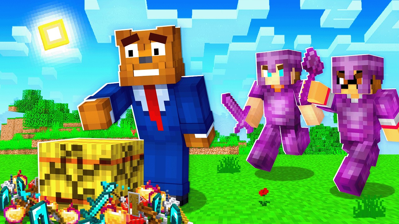 Minecraft Manhunt, But Farming Is OVER POWERED