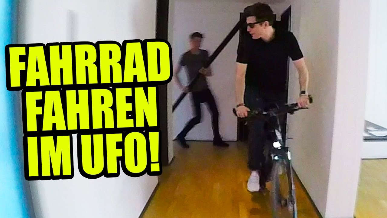 LONGBOARD & FAHRRAD FAHREN IM UFO