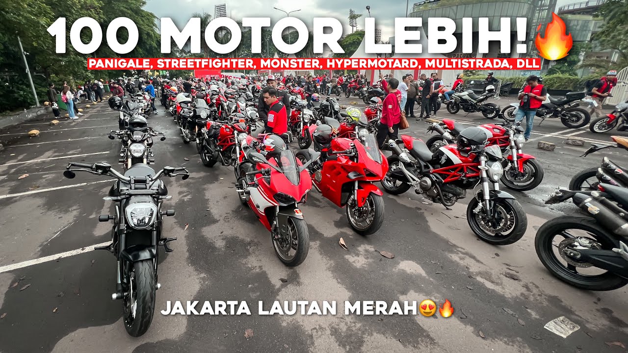 RIDING FULL DUCATI SEMUAAA!😍🔥