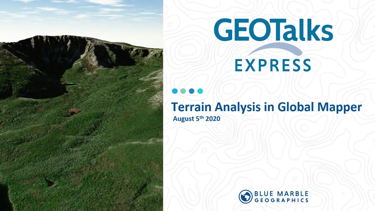 Terrain Analysis in Global Mapper