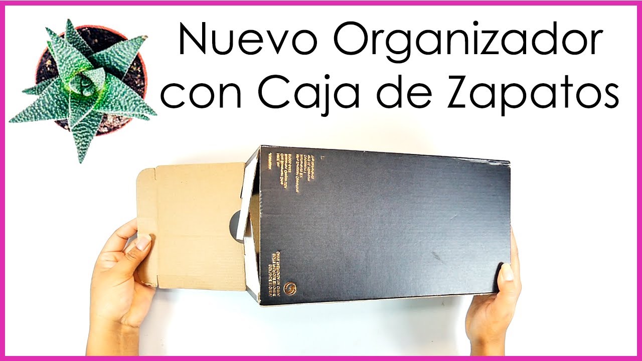 Como  hacer ORGANIZADOR con CAJA DE ZAPATOS - Ecobrisa