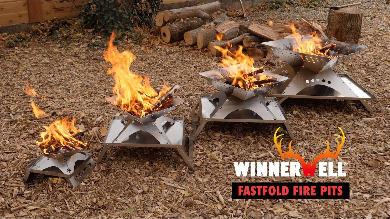 Winnerwell  Flatfold Fire Pits -  Take Fire Wherever Adventure Leads You