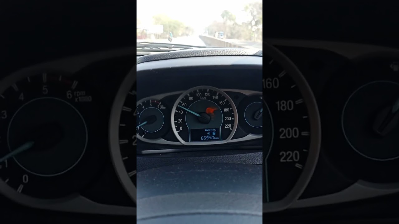 Ford Figo 1.5 diesel mileage on highway #milagetest #ford #highway #car #diesel #fuelefficiency #yt