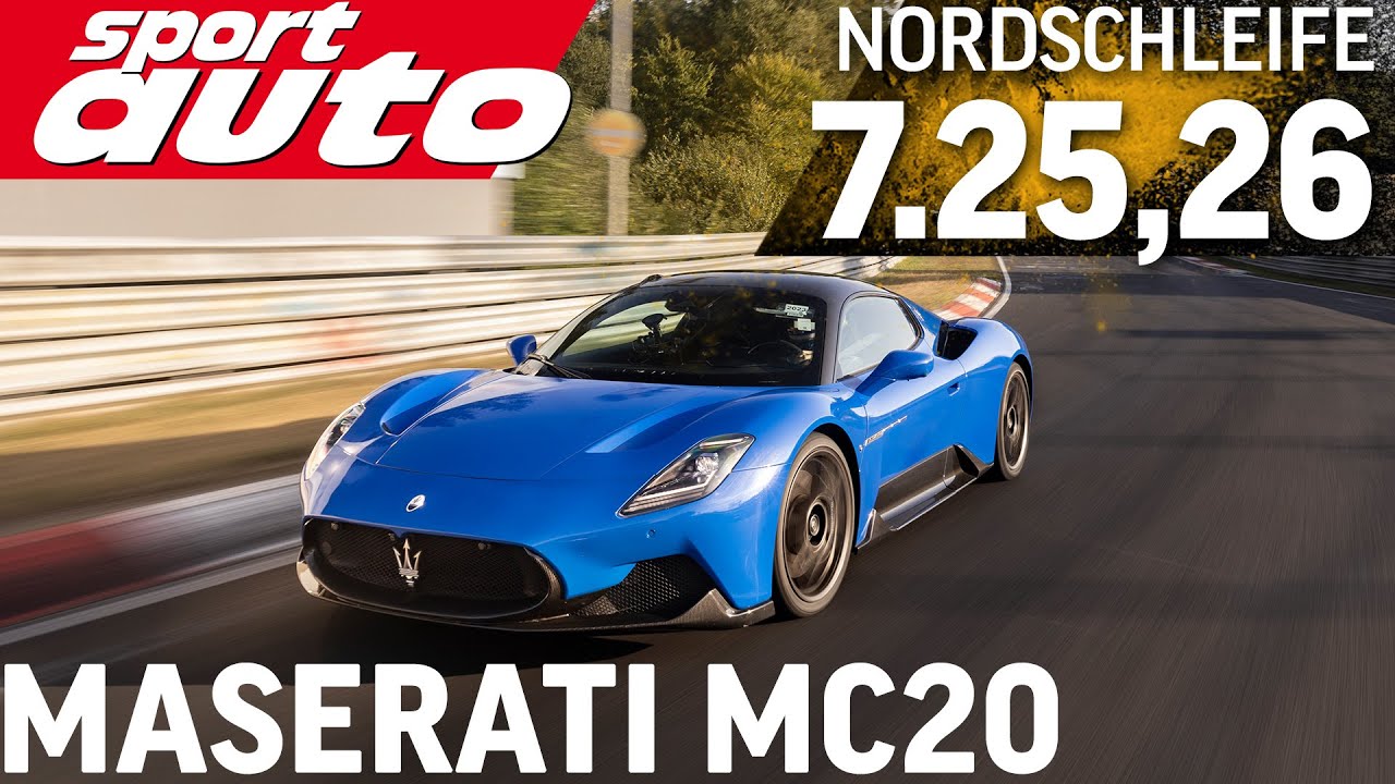 Maserati MC20 | Nordschleife HOT LAP 7.25,26 min | sport auto Supertest