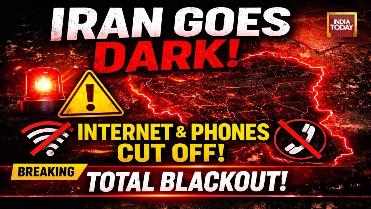 Iran Goes Dark: Nationwide Internet Shutdown, Phone Lines Cut | Total Blackout Imminent | LIVE