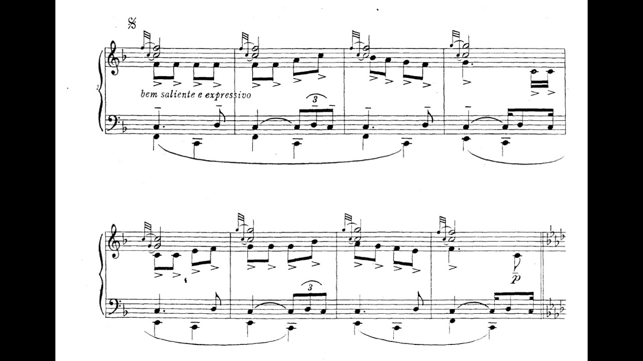 Villa-Lobos - Acordei de madrugada (do Guia prático) (Sonia Maria Strutt, piano)