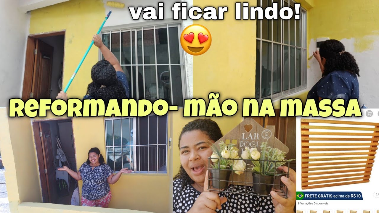 REFORMANDO A ÁREA😍 SEGUI A DICA DE VOCÊS - ESTÁ FICANDO LINDO Ep1✨️