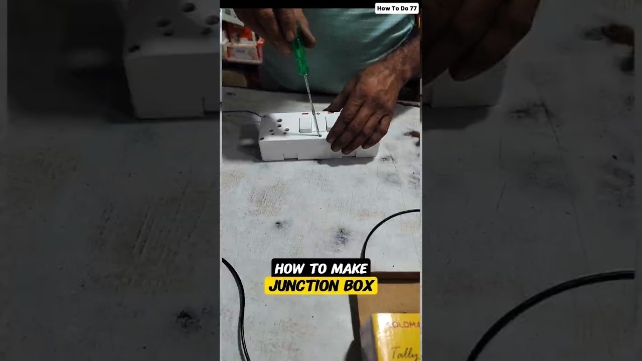 Electrical Junction Box Making 