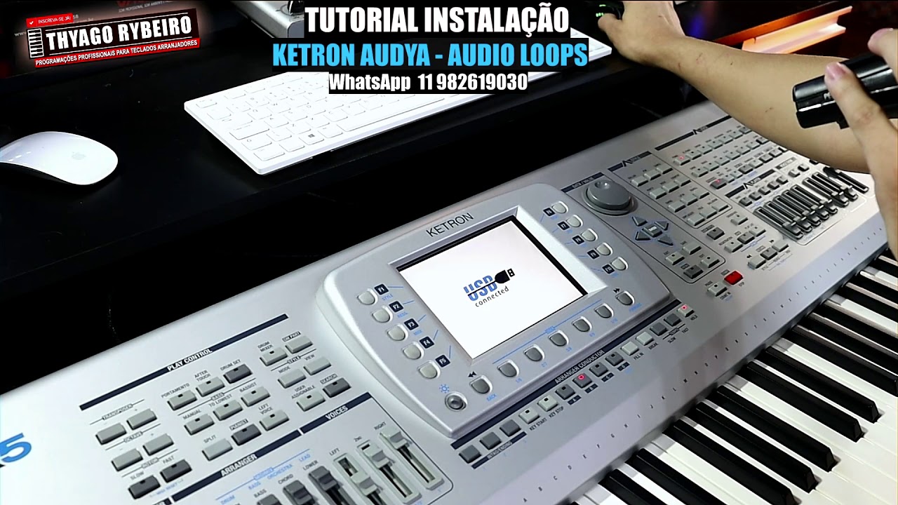 KETRON AUDYA - INSTALAR RITMOS E AUDIO LOOPS, By Thyago Rybeiro