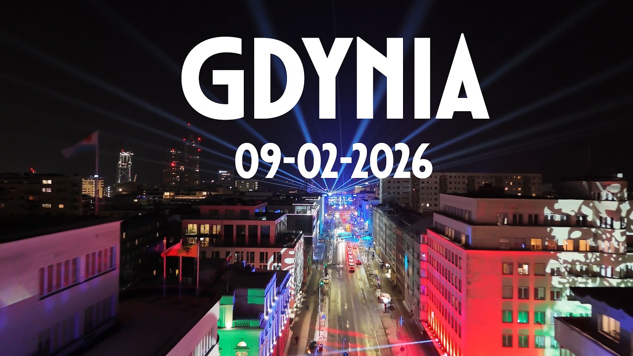 GDYNIA 100 LAT: Testy świateł i przygotowania! (9.02.2026)
