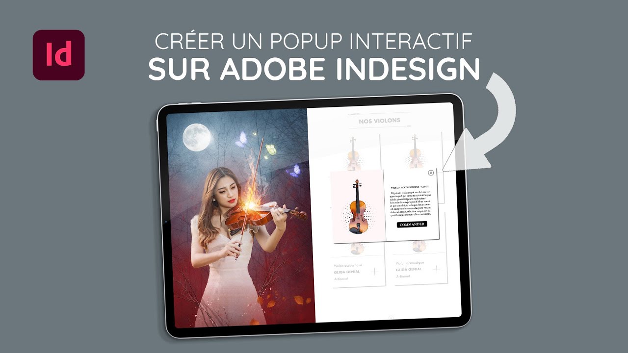 Tuto InDesign 2022 : Comment créer un Pop Up interactif ?