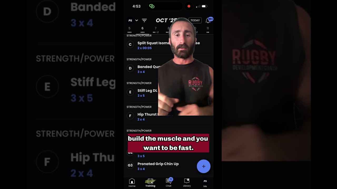 Speed Programming For Players Who Don't Need Muscle Gains But Also Want a To 2X Their Squat & Clean