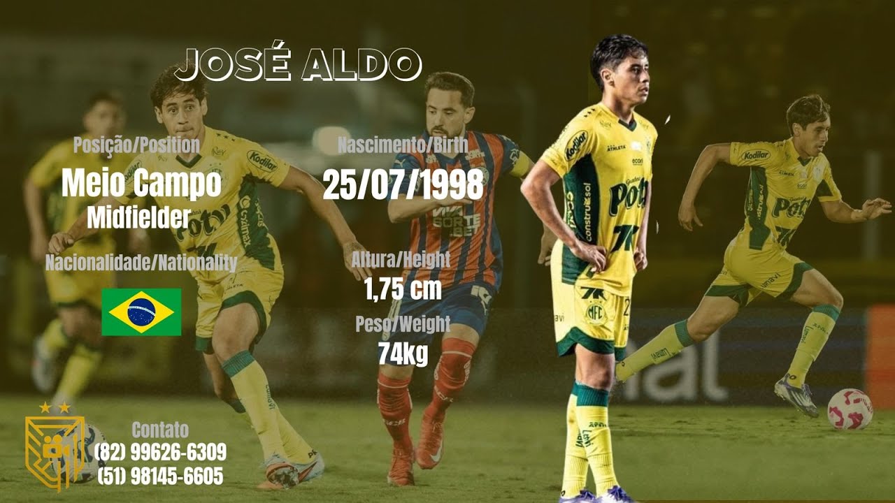 José Aldo - Meio Campo - Brasileirão 2025 (1º Turno)