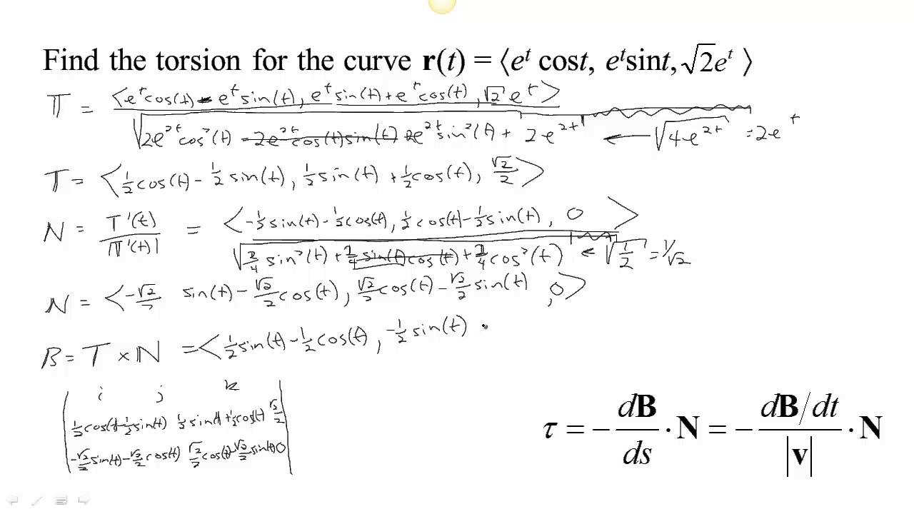 An Example of Calculating Torsion