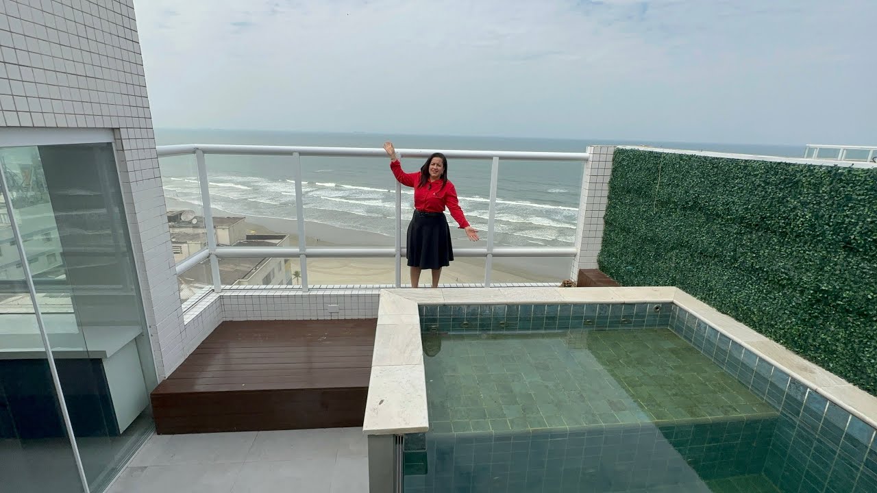 Cobertura Duplex 😻🌊 70 metros da Praia 😱 04 dormitórios em Praia Grande 📌