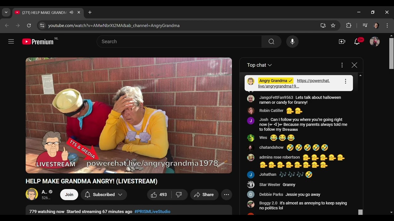 Angry Grandma - "i'm gonna **** your **** tonight" dono compilation