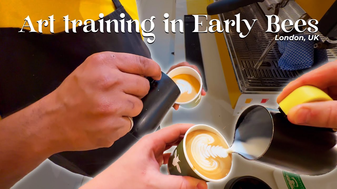 POV- How to train a barista advanced latte art!