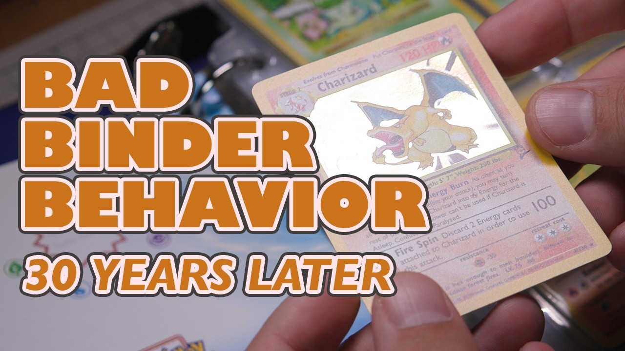 Rescuing My Base Set Pokémon Collection From Years of Bad Binder Behavior