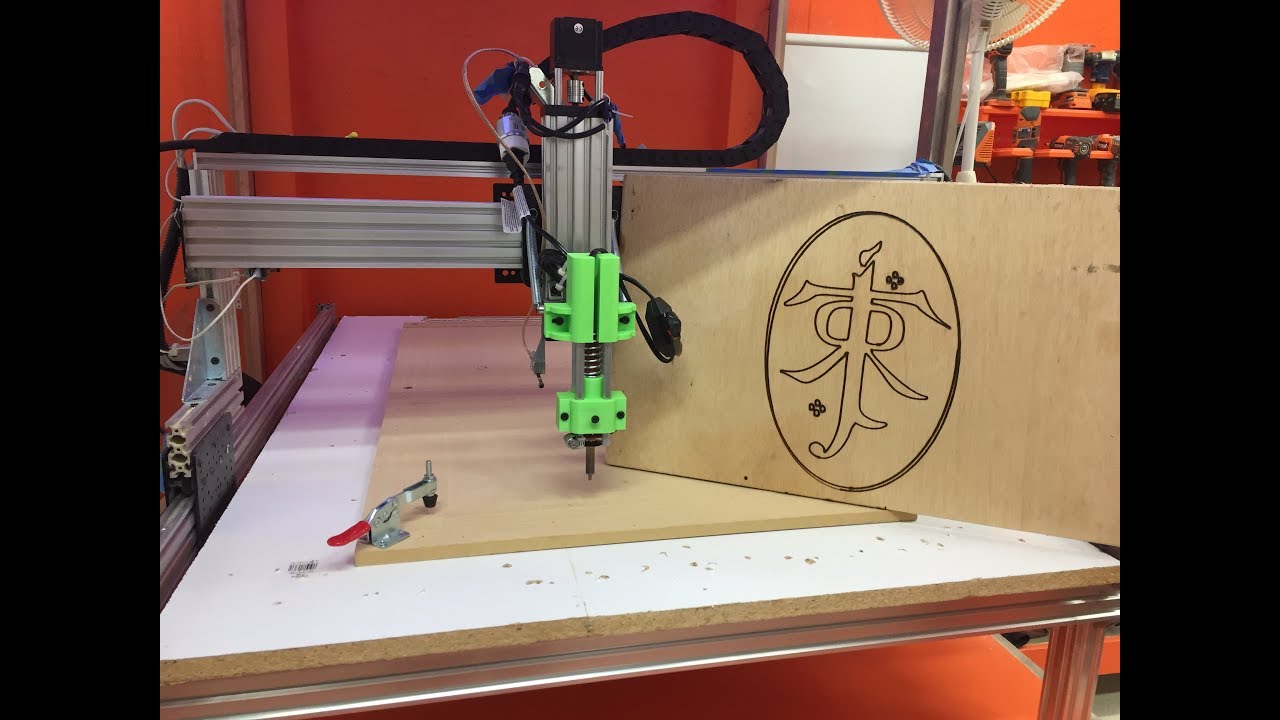 3D Printed CNC Wood Burner