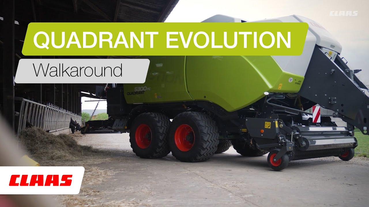 CLAAS QUADRANT EVOLUTION | Walkaround