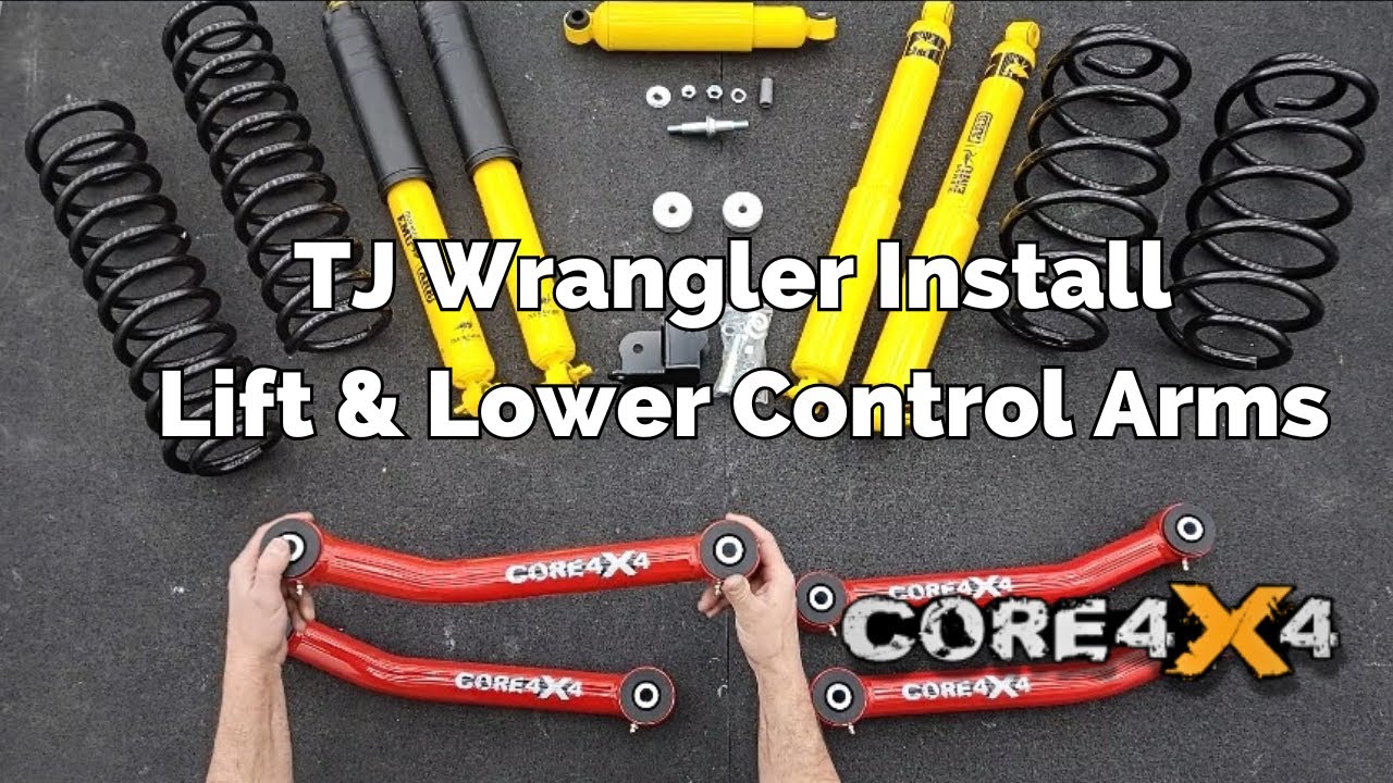 Установка лифт-комплекта и нижних рычагов TJ Wrangler