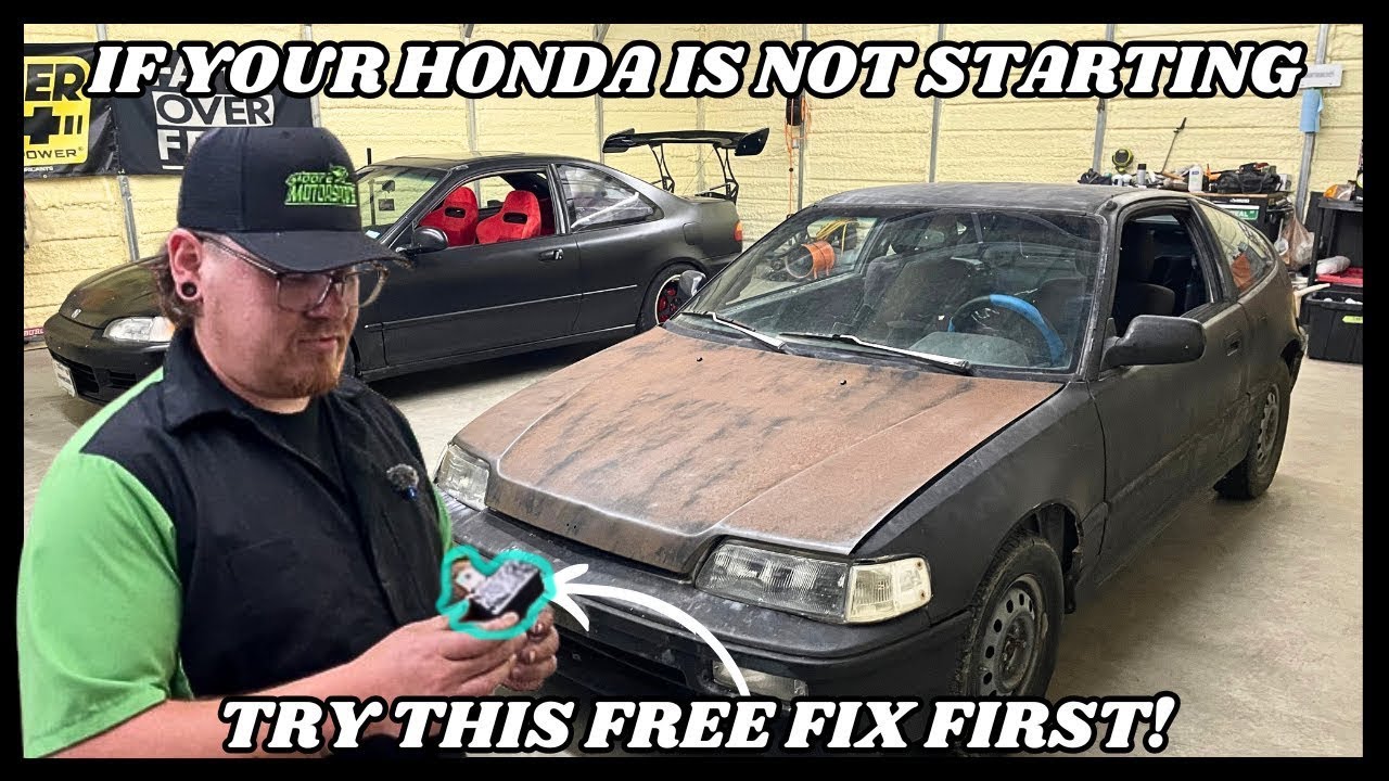 HONDA IS NOT STARTING? TRY THIS FREE FIX!