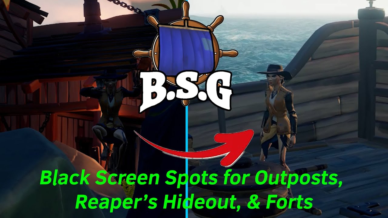 Black Screen Locations for Outposts, Forts, & Reaper's Hideout