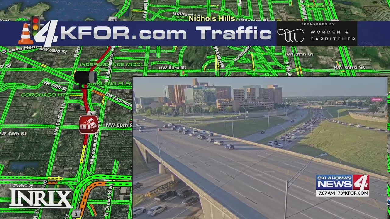 Crash impacts traffic on Lake Hefner Parkway in NW OKC