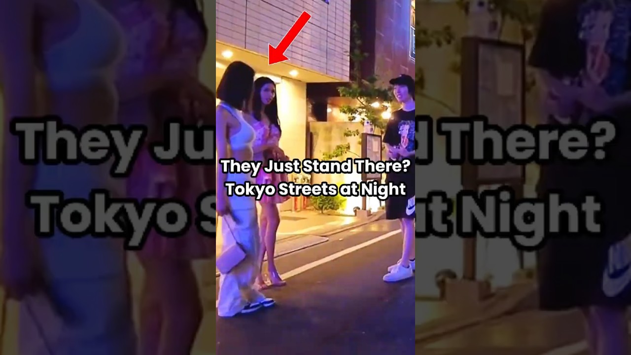 What's Behind the SHOCKING Trend of Girls Just Standing in Tokyo Streets #Japan