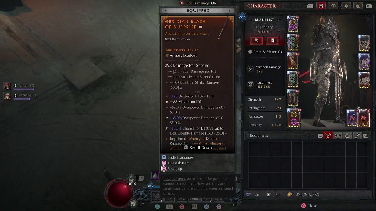 Streaming PS5 Pro Diablo 4 Paladin