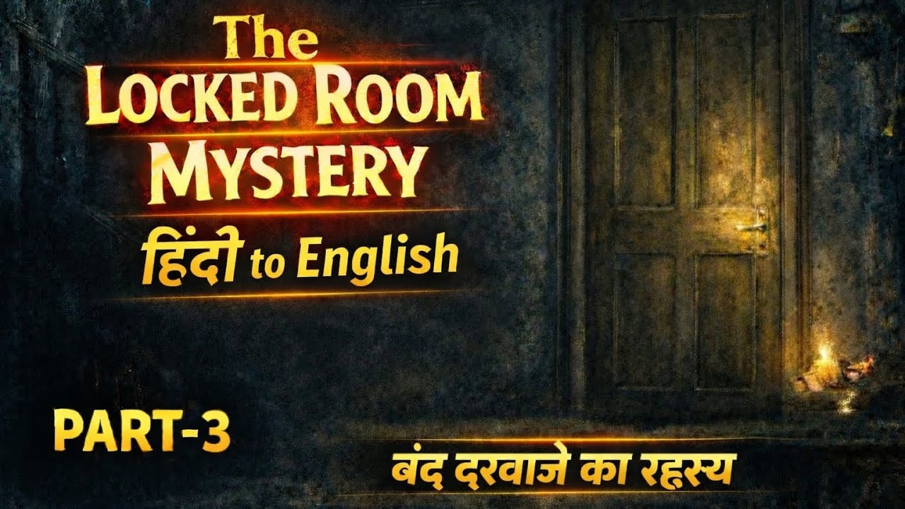 The Locked Room|बंद दरवाजे का रहस्य (part-3) कहानी सुनने के साथ -साथ अंग्रेजी भी बोलना सीखें...
