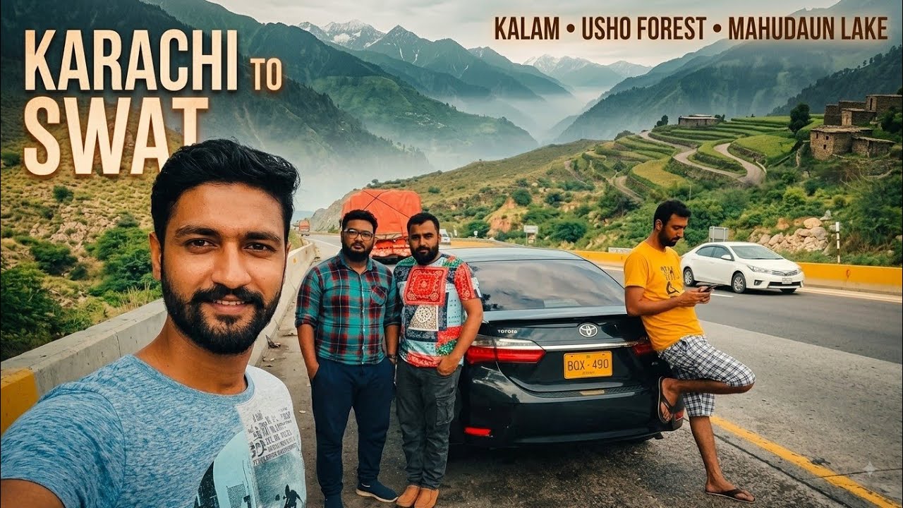 Karachi to swat 