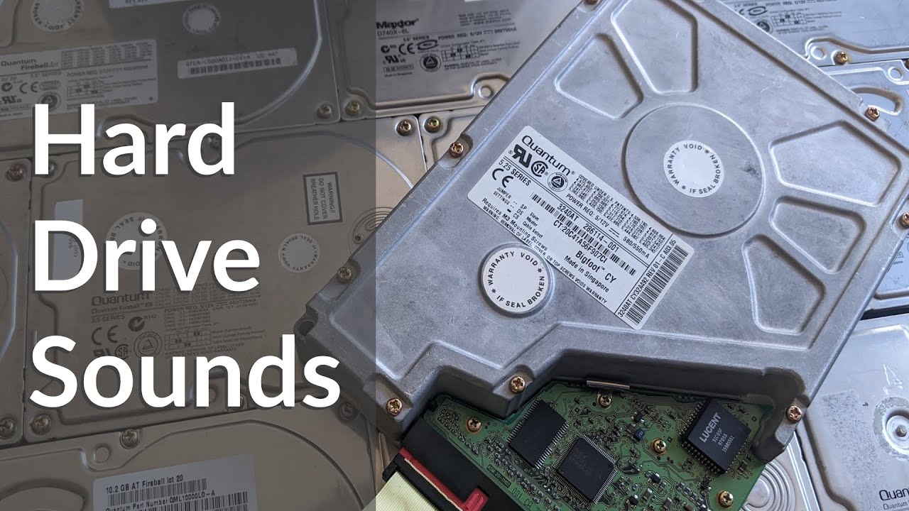 Quantum Bigfoot CY 3240AT 3.2GB (1997) - Hard Drive Sounds
