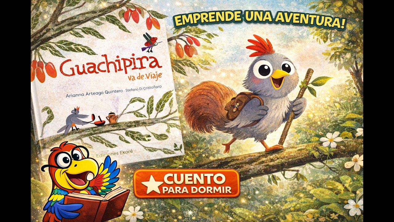 Going on an Adventure ✈️ Spanish Storytime | Guachipira va de viaje