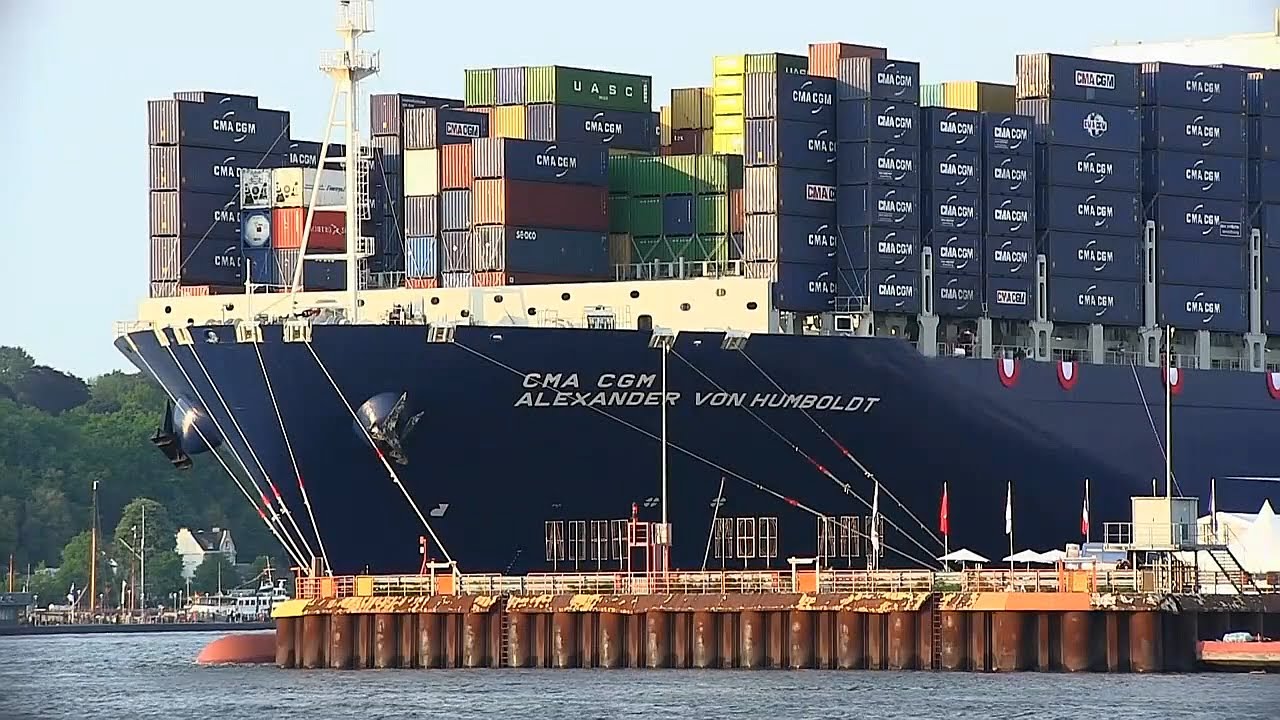 Taufe CMA CGM Alexander Von Humboldt - Hafen Hamburg / Christening at Port of Hamburg 2013