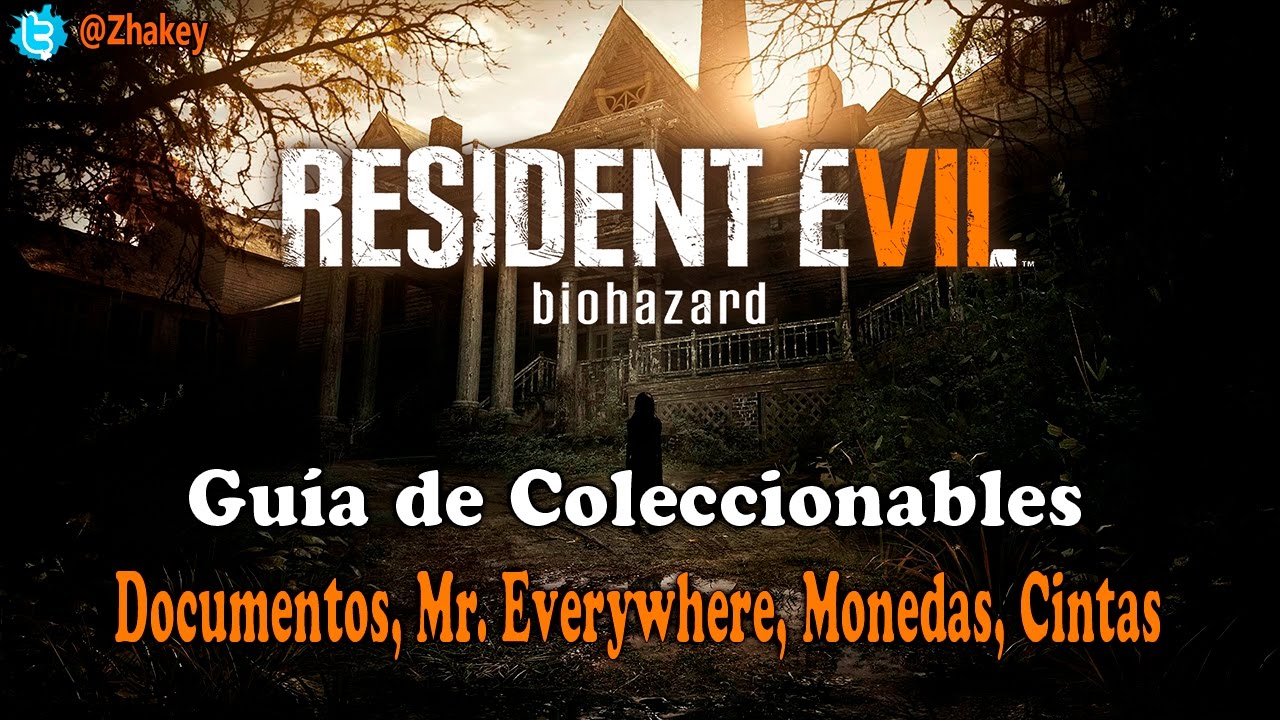 Resident Evil 7 Biohazard - Guía de Coleccionables (Documentos, Mr. Everywhere, Monedas, Cintas)