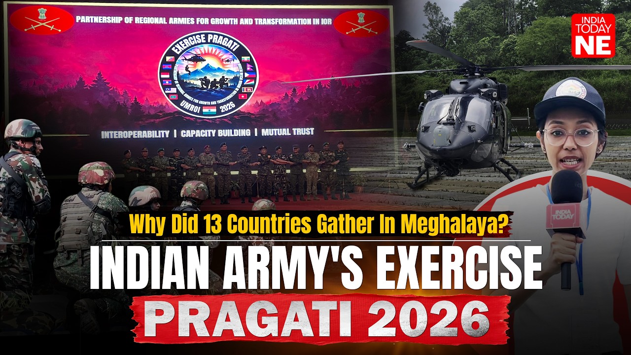 Учения PRAGATI 2026: закулисные подробности военных учений, объединяющих 13 стран в Мегхалае.