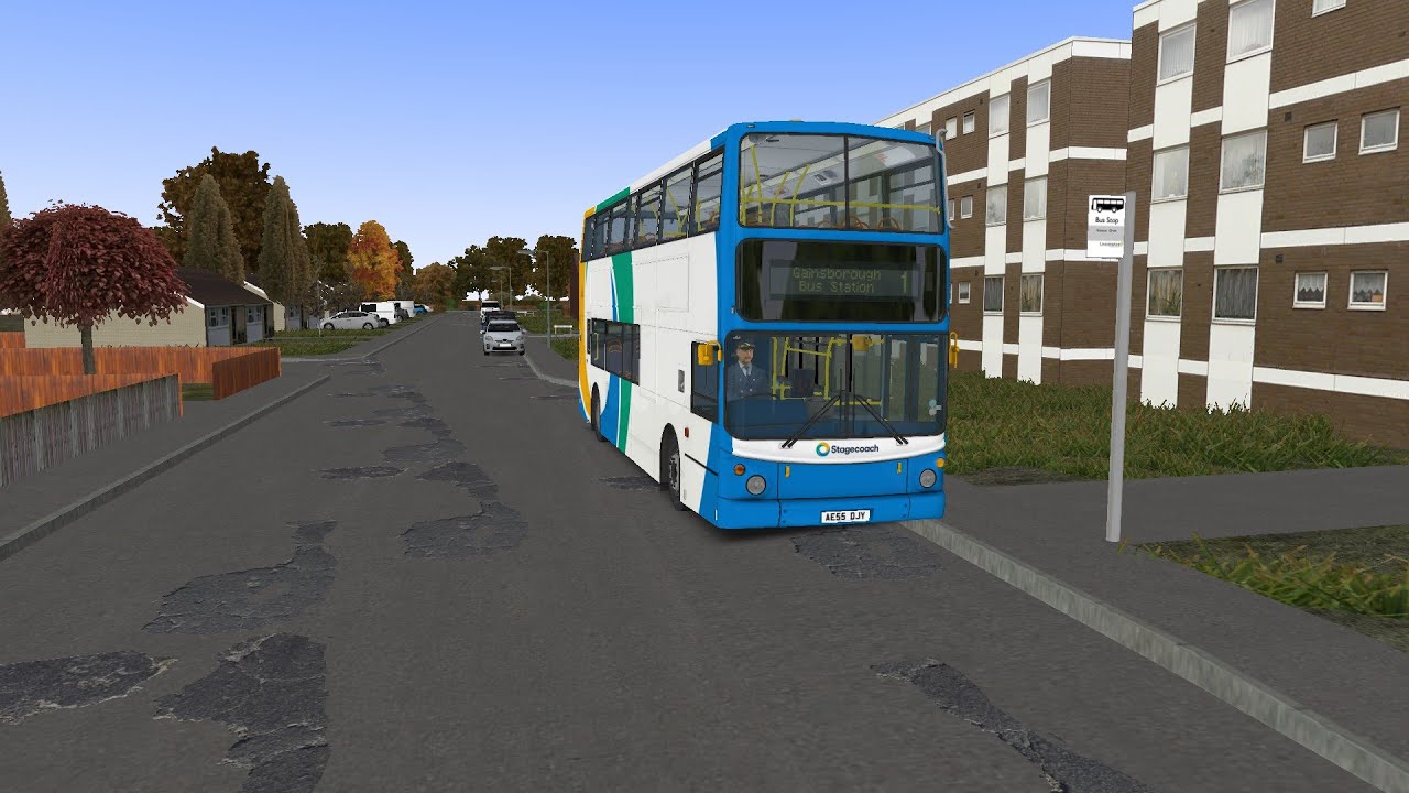 Omsi 2 | Transbus ALX400 | Stagecoach local | LincolnshireV4 | Route 1:Gainsborough(from Vanessa Dr)