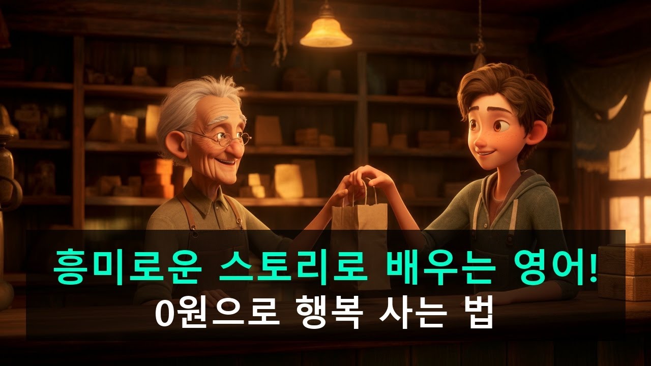 [영어 스토리 듣기] 0원으로 행복 사는 법 | 10분 반복 훈련 | 영어 회화